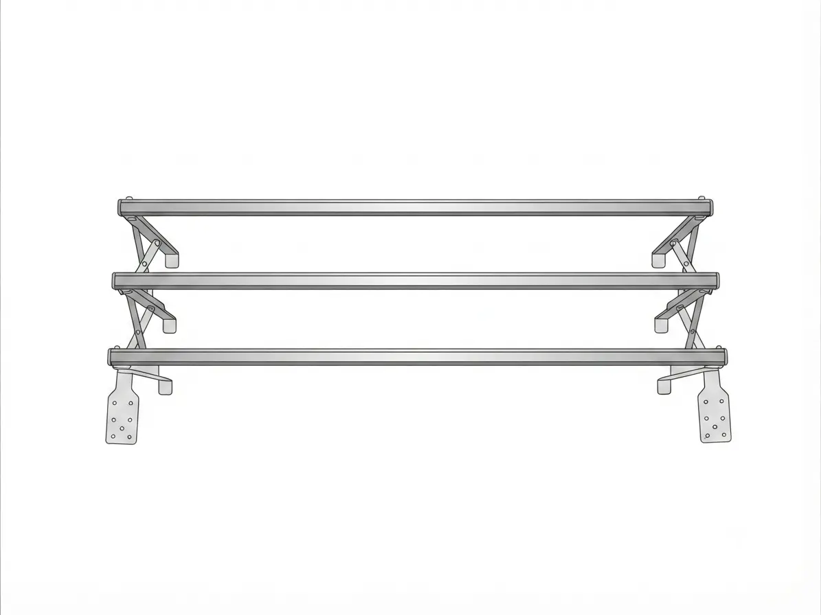 Khung chịu lực đáy cốp trước bằng inox cho VinFast VF3